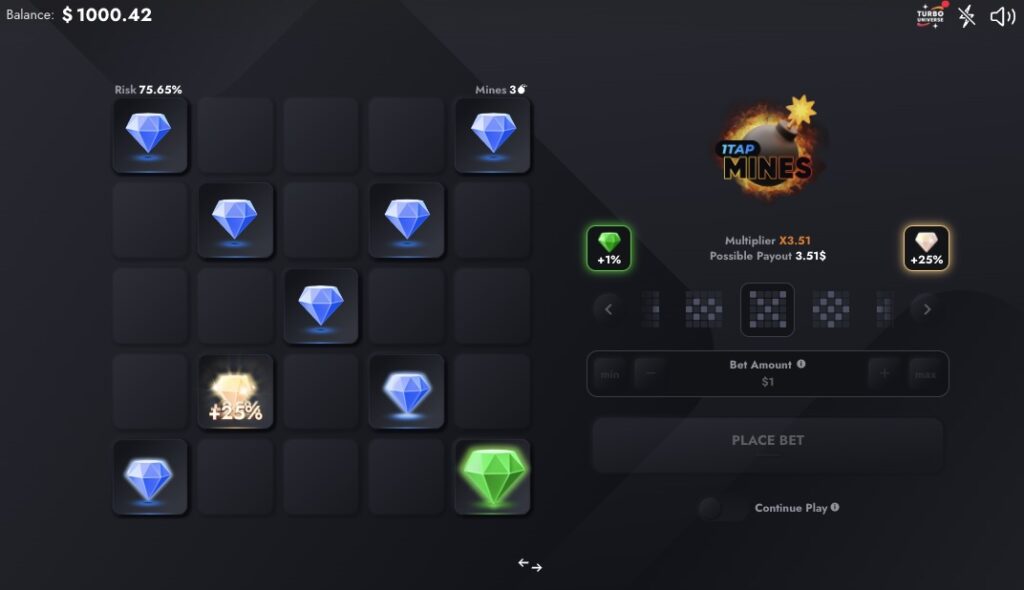 1tap_mines_turbogames