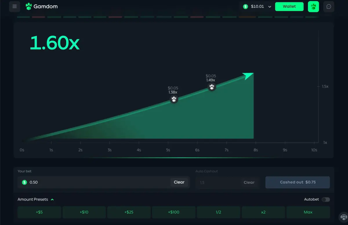 Crash by Gamdom Originals desktop preview 1