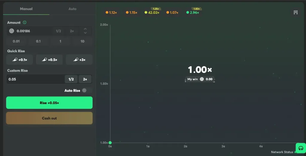 Fast Crash Manual Rise
