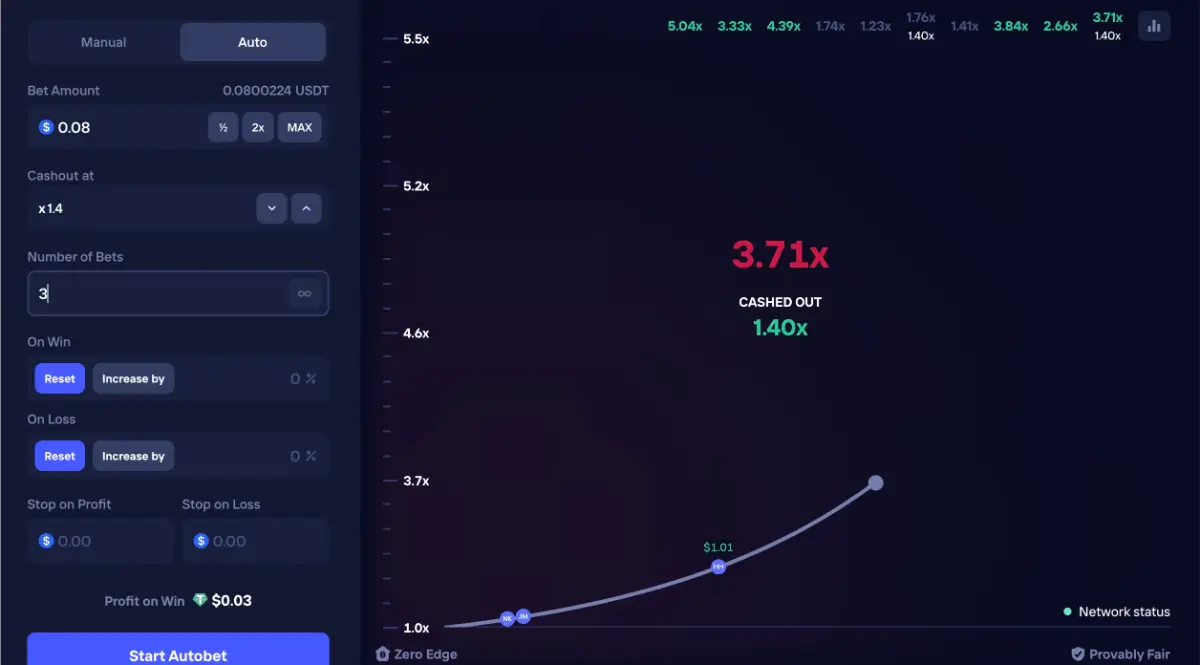 Duel Crash Desktop Auto mode