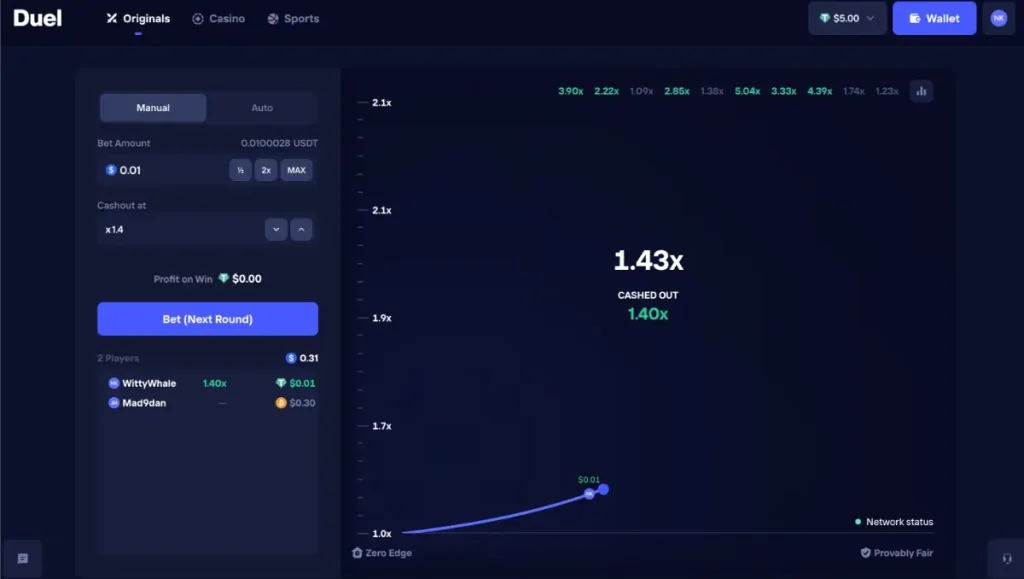 Duel Crash Desktop Manual Mode