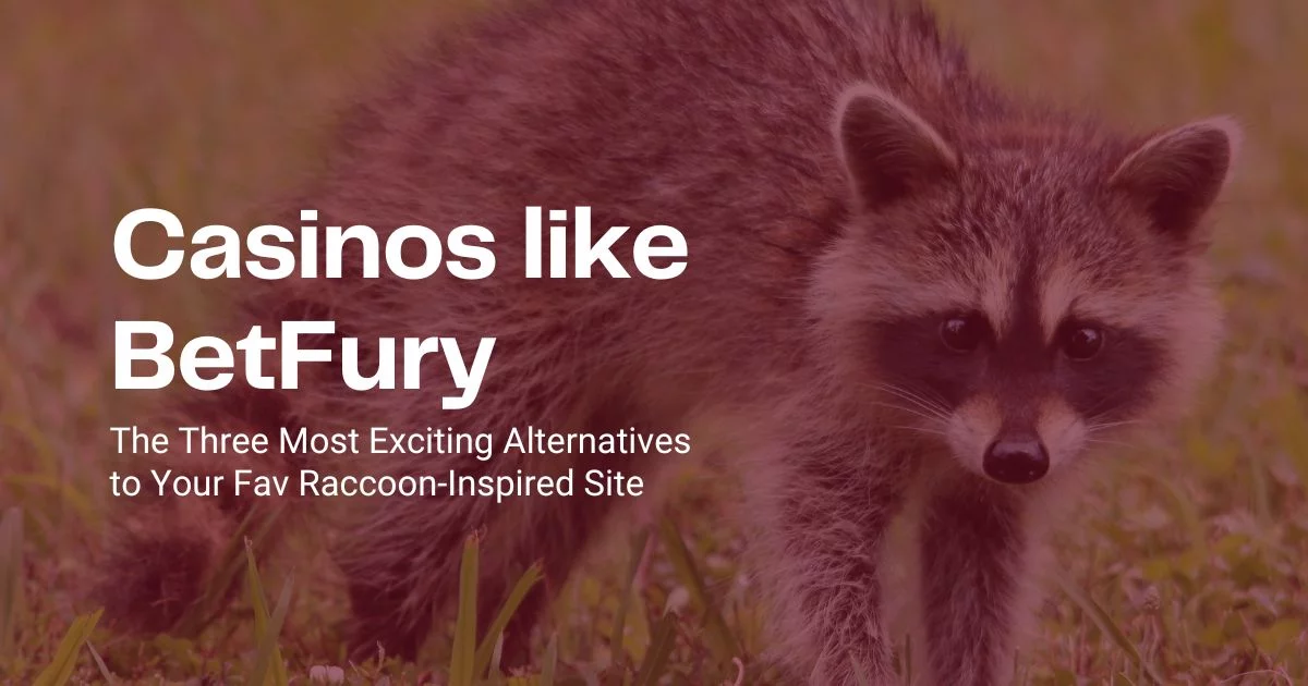 Casinos Like BetFury: The Three Most Exciting Alternatives to Your Favorite Racoon-Inspired Casino