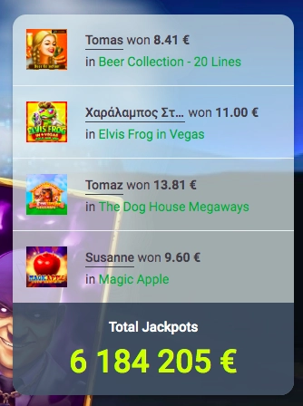 20Bet Casino Wins