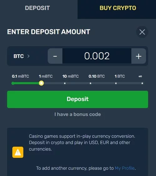 winz.io deposit