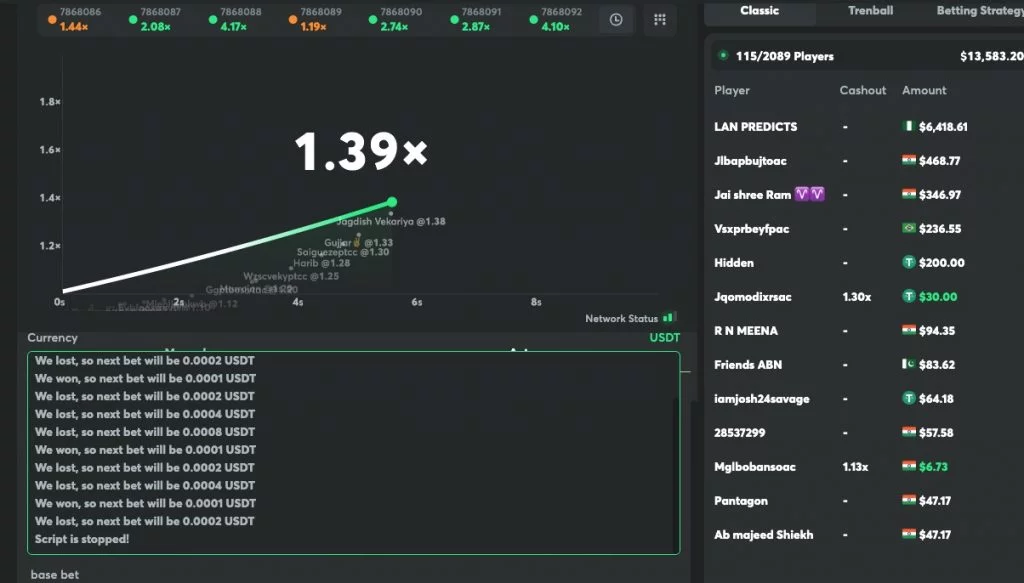 advanced betting windows in bc game crash