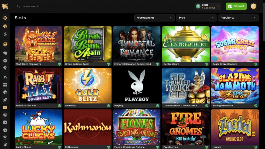 fairspin slots microgaming