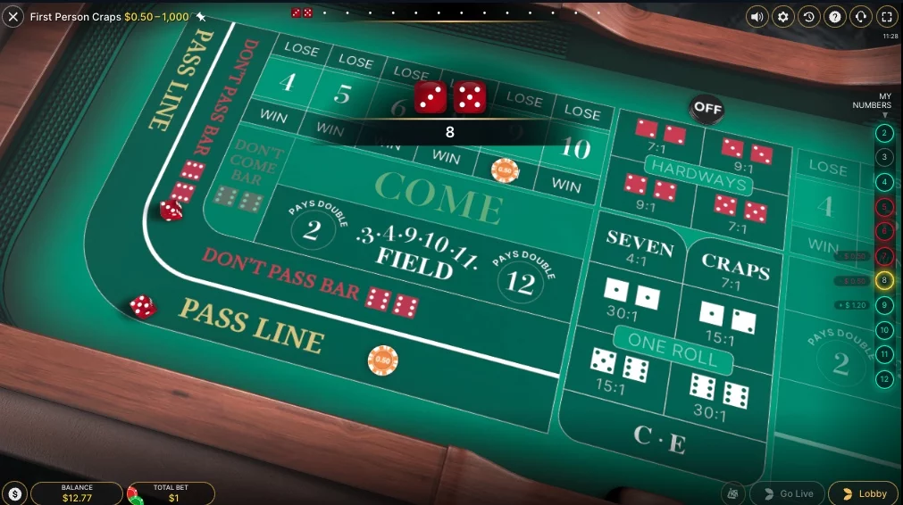 oscar's grind craps