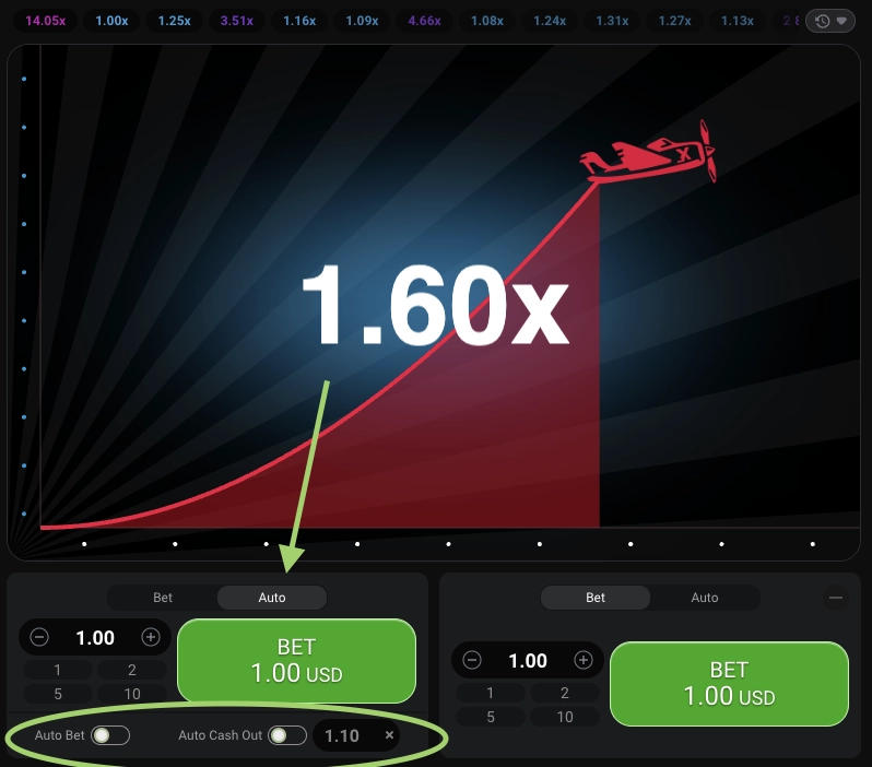 auto betting mode