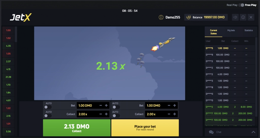 manual betting jetx