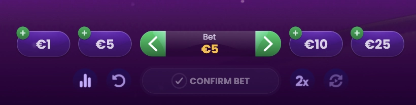 placing a bet in spaceman