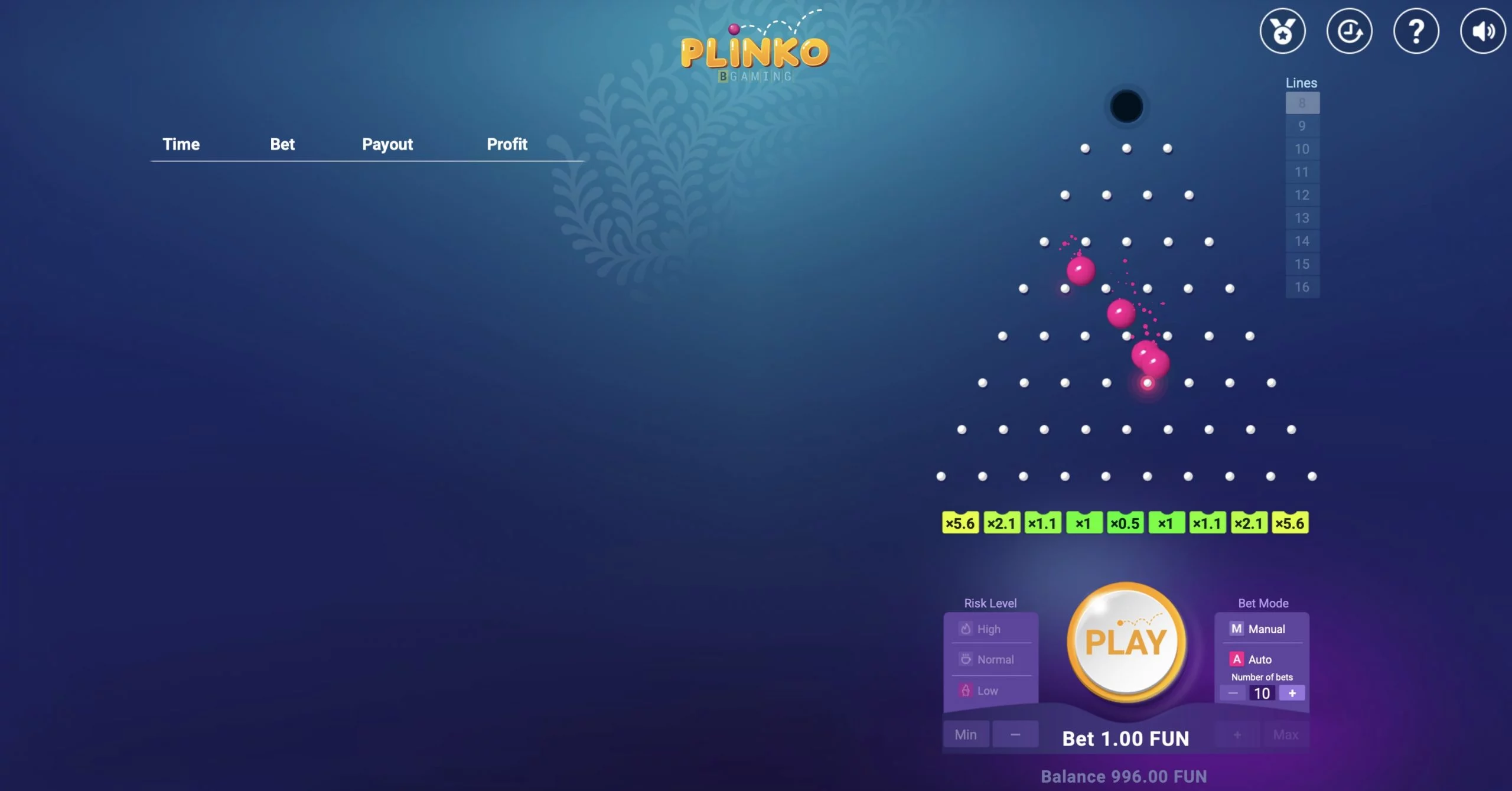 plinko bgaming